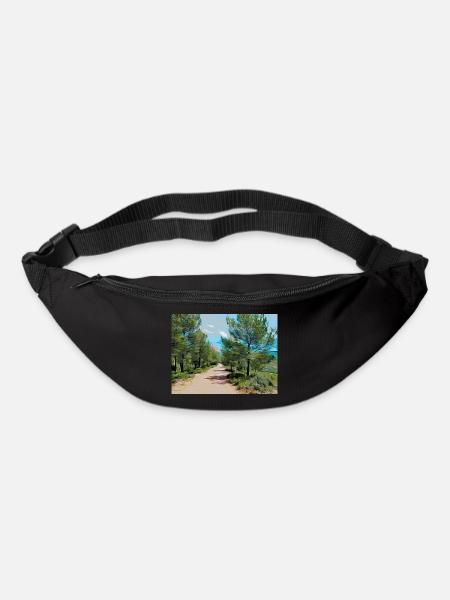 Drawing of Provence - Hiking trail - Bum bag - black