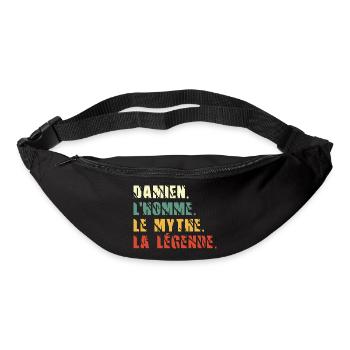 Damien l homme le mythe la légende - Sac banane - noir - Devant