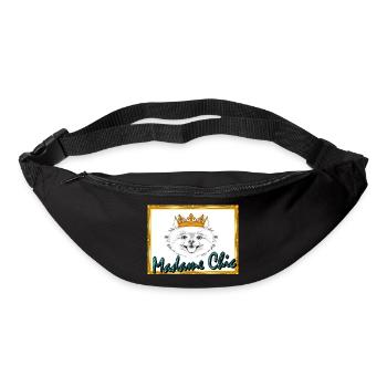 Madame Chic, T-shirt, sweater, accessories - Bum bag - black - Front