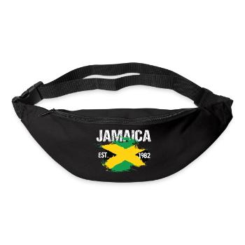 Jamaica Brush Flag Est1982 - Gürteltasche - Schwarz - Vorne