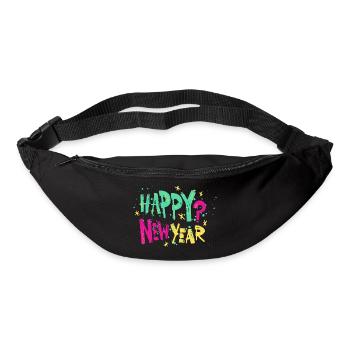 Happy New Year - Gürteltasche - Schwarz - Vorne