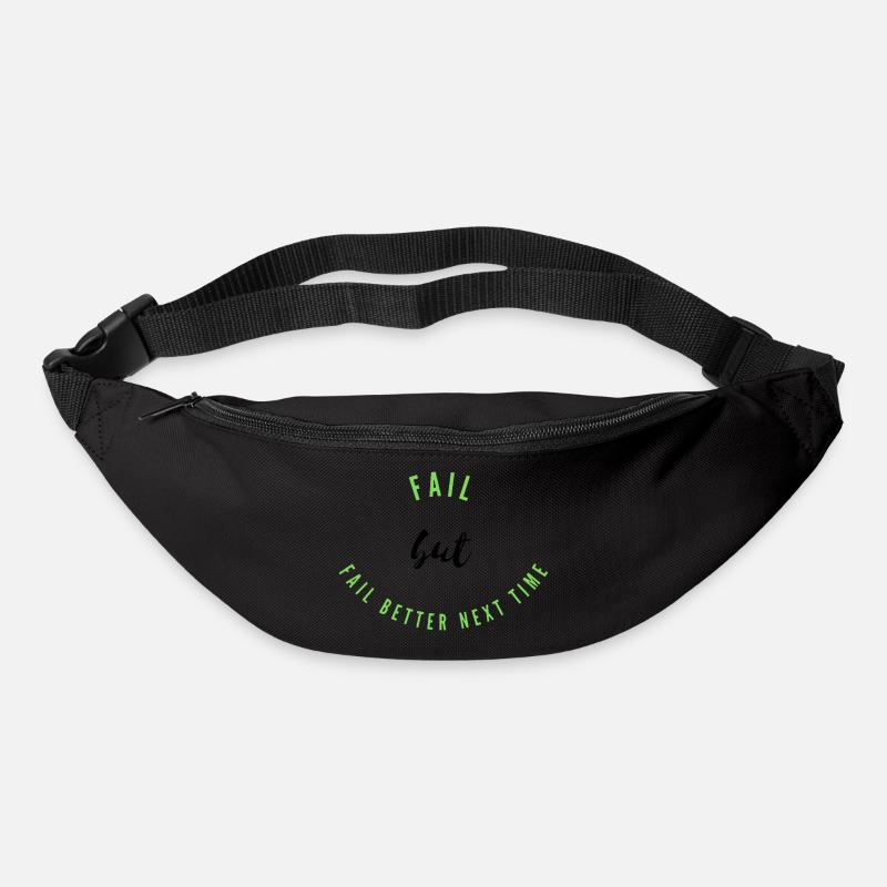 Fail, Fail Better - Bum bag - black