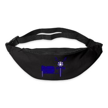 Marathon Triathlon Running joggen Biking Radfahren - Gürteltasche - Schwarz - Vorne