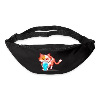 Kaji die kleine Katze - Gürteltasche - Schwarz - Vorne