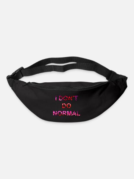 Je ne fais pas normal - je ne fais pas normal - Sac banane - noir