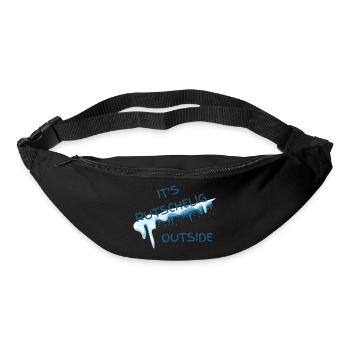Winter - Rutschig / Glatt - Gürteltasche - Schwarz - Vorne