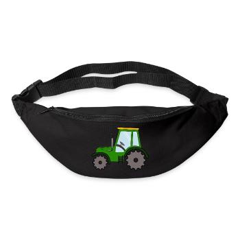 Tractor friends, vehicle green with yellow roof - Bum bag - black - Front