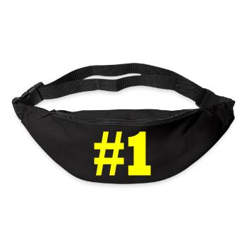 #1 - Gürteltasche - Schwarz - Vorne