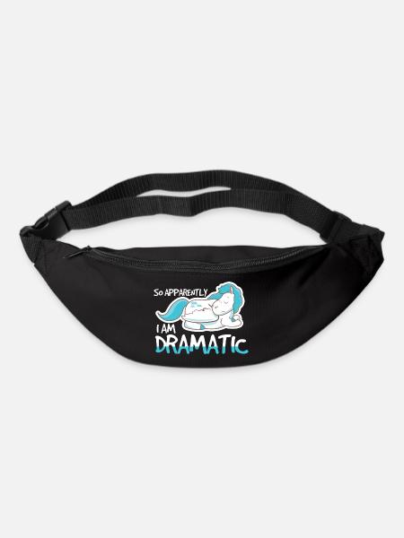 So Apparently I Am Dramatic - Gürteltasche - Schwarz
