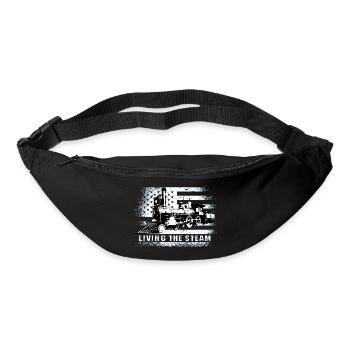 Train conductor American Locomotive USA Flag - Bum bag - black - Front