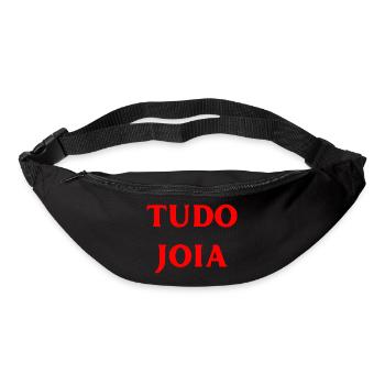 Portugiesisch Sprache glücklich Fröhlichkeit - Gürteltasche - Schwarz - Vorne