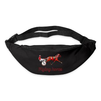 Traber Motiv - Gürteltasche - Schwarz - Vorne