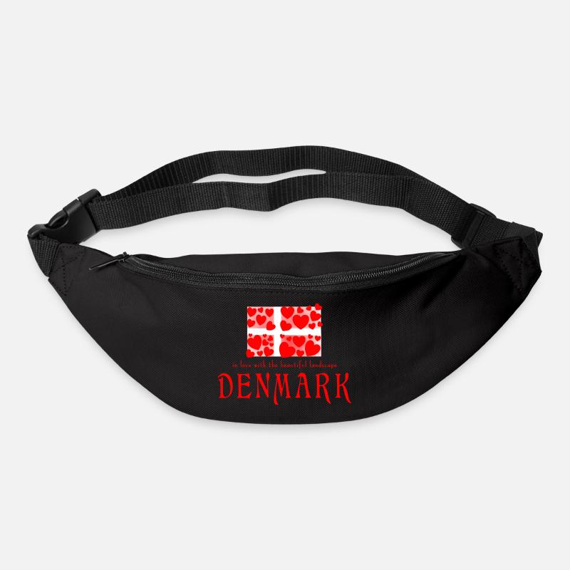 Dänemark Danmark - Gürteltasche - Schwarz