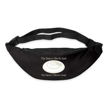 L’amant de la soucoupe donne et emporte un extraterrestre OVNI - Sac banane - noir - Devant