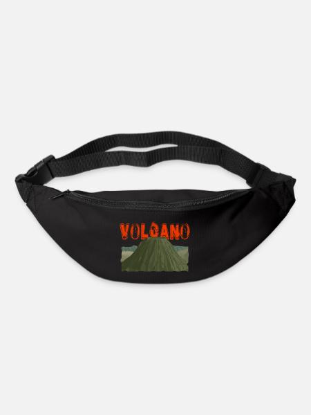 Volcano | Vulkan | vulcano - Gürteltasche - Schwarz