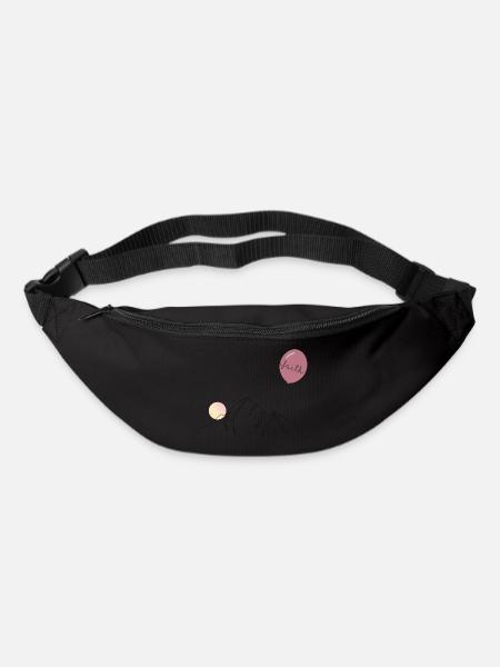 "Faithoverfear" – christliches, religiöses Design - Gürteltasche - Schwarz