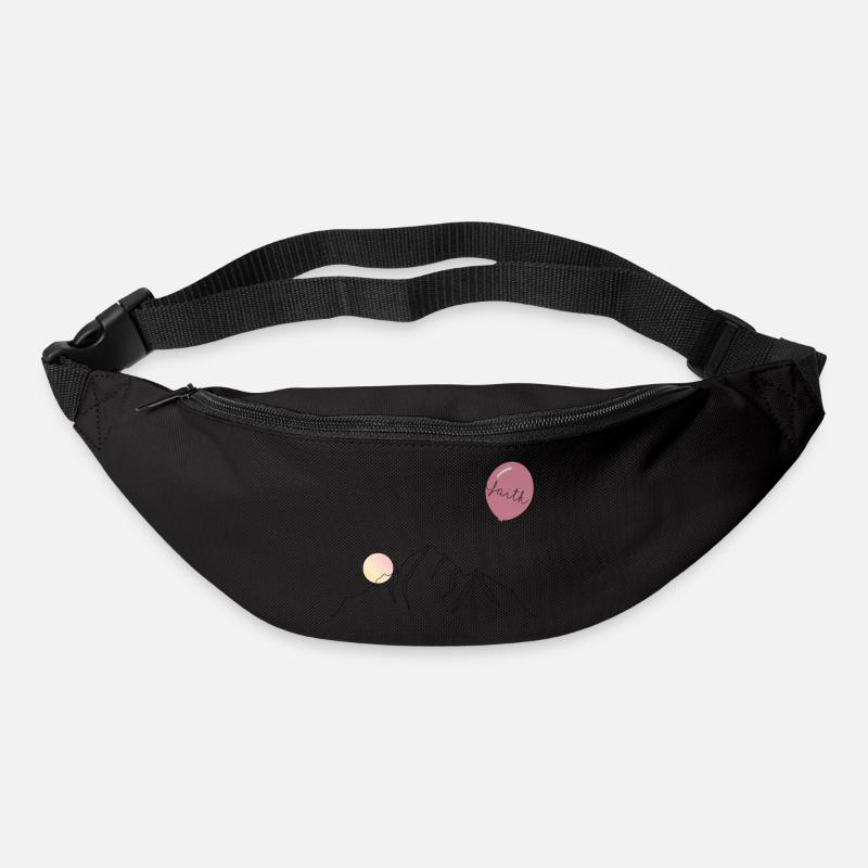 « Faithoverfear » - Chrétien, Conception religieuse - Sac banane - noir