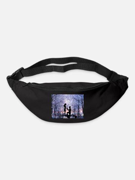 Love - Gürteltasche - Schwarz