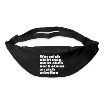 WHO DOESN'T LIKE ME - Bum bag - black - Front