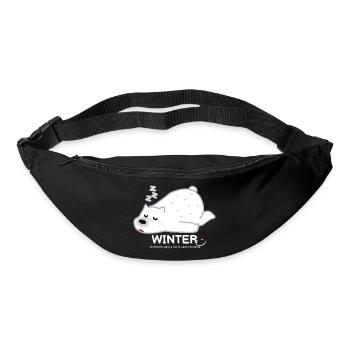 Winter Bear - Gürteltasche - Schwarz - Vorne
