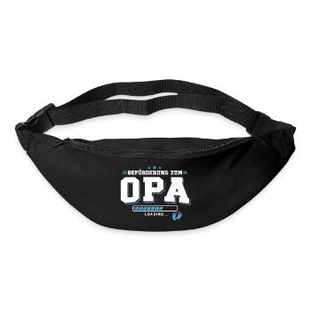 Beförderung zum Opa loading - Gürteltasche - Schwarz - Vorne