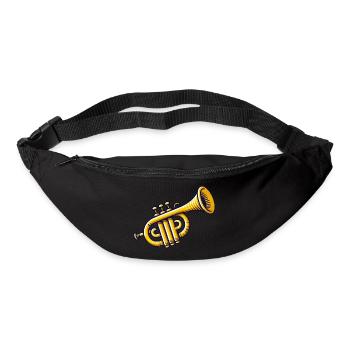 Trumpet Musical Instrument - Bum bag - black - Front