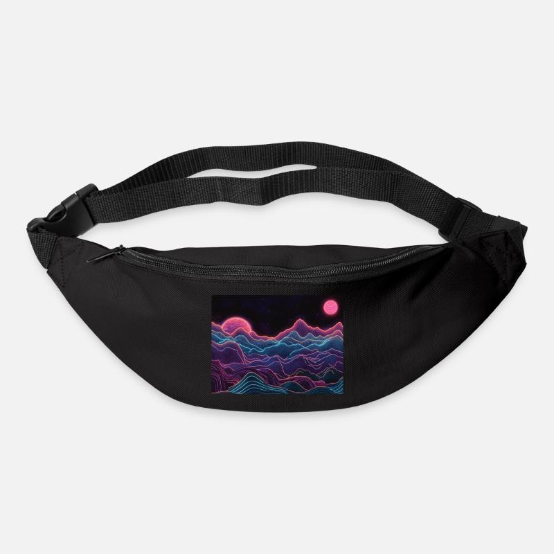 Néon - Sac banane - noir