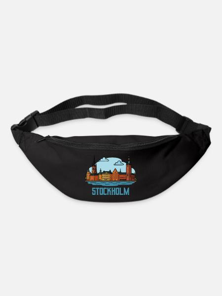 stockholm city - Gürteltasche - Schwarz