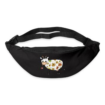Cow - Bum bag - black - Front