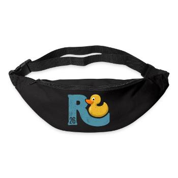Rente de canard 2026 - Retraite - Rente - Sac banane - noir - Devant