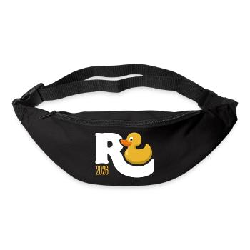 Gummy Duck Pension 2026 - Retraite - Pension - Sac banane - noir - Devant