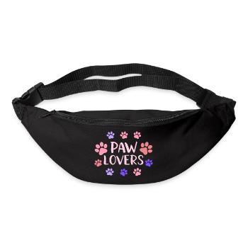 Pastel Animal Paw Lover - Bum bag - black - Front