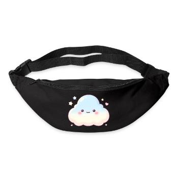 Pastel Cloud Kawaii Glow Kids Dream - Bum bag - black - Front