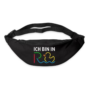Je suis à la retraite - Retraite - Pension - Sac banane - noir - Devant