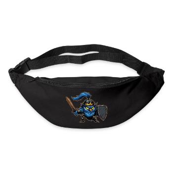 Knight Owl Ren Faire Mittelalterfest Lustig - Gürteltasche - Schwarz - Vorne