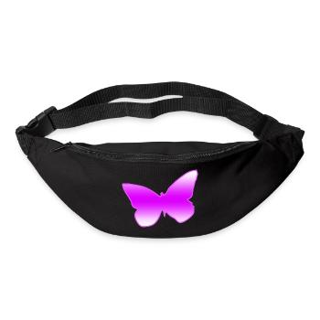 Schmetterling - Gürteltasche - Schwarz - Vorne