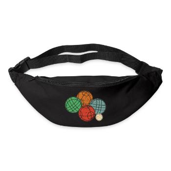 Boccia And Petanque Graphic Boccia Set - Bum bag - black - Front