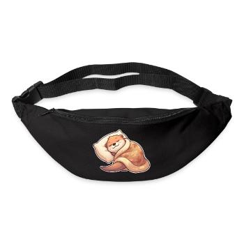 Sleeping Otter - Bum bag - black - Front