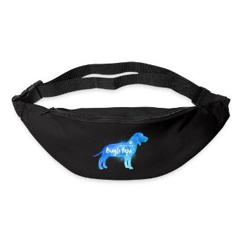 Liebender Beagle Papa - Gürteltasche - Schwarz - Vorne