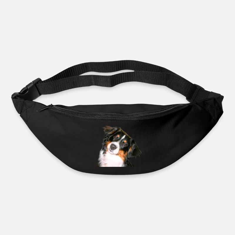 Aussie Nanouk, Kopf - Foto - Gürteltasche - Schwarz
