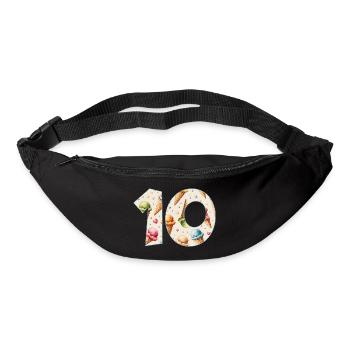 EISCREME NUMMER 10 JAHRE EIS 10. GEBURTSTAG - Gürteltasche - Schwarz - Vorne