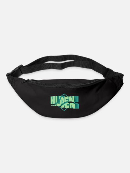 Hilden Deutschland Stadt 3D Schrift Skyline - Gürteltasche - Schwarz