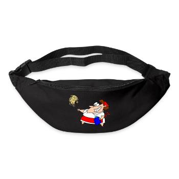 femme de ménage - Sac banane - noir - Devant