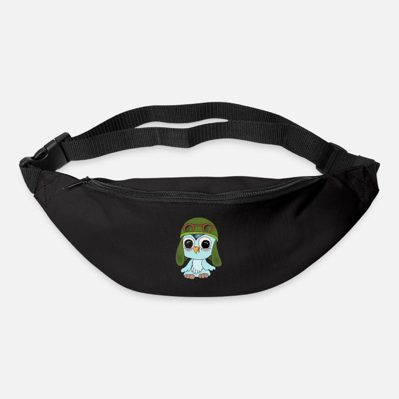 Fips der Flieger - Gürteltasche - Schwarz
