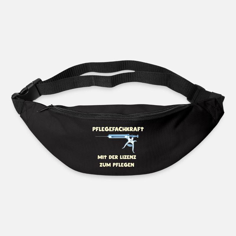 Der Beruf der Pflegefachkraft hat Zukunft - Gürteltasche - Schwarz