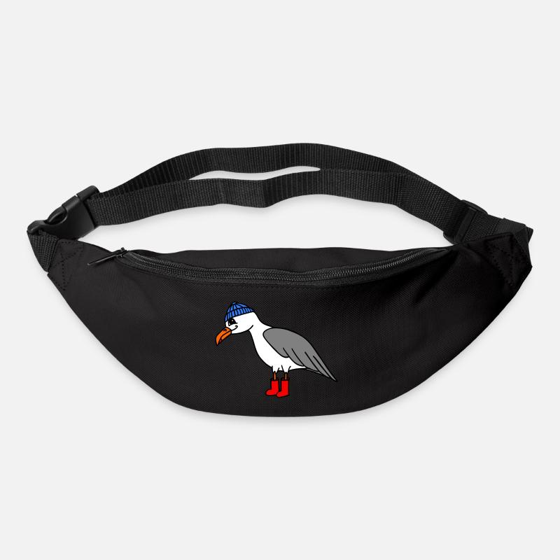 Mouette - Sac banane - noir