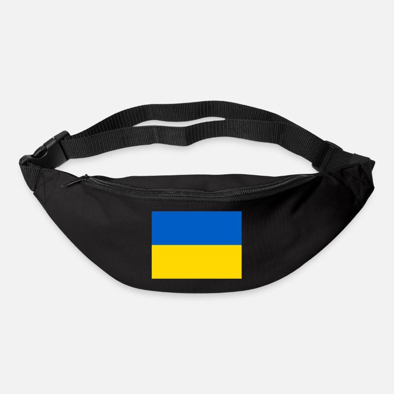 Ukraine Flagge - Gürteltasche - Schwarz
