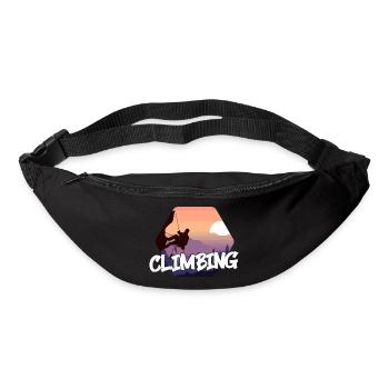 In der Natur klettern gehen - Gürteltasche - Schwarz - Vorne
