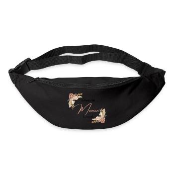 élu meilleure maman du monde - Sac banane - noir - Devant