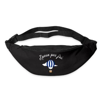 Je peux pas jai Montgolfière - Sac banane - noir - Devant